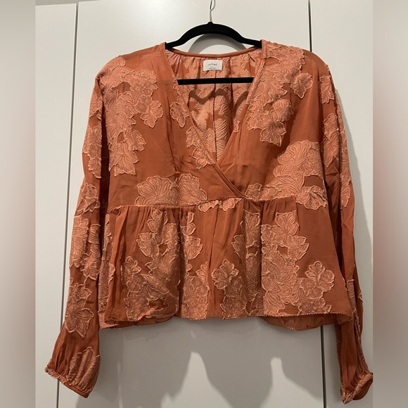Aritzia peplum blouse - Picture 3 of 8